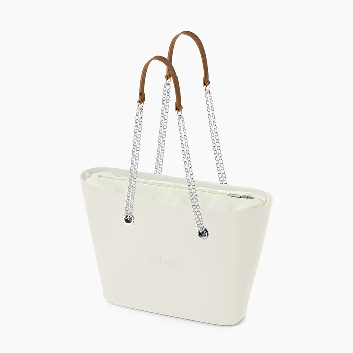 O bag urban leche y cuero